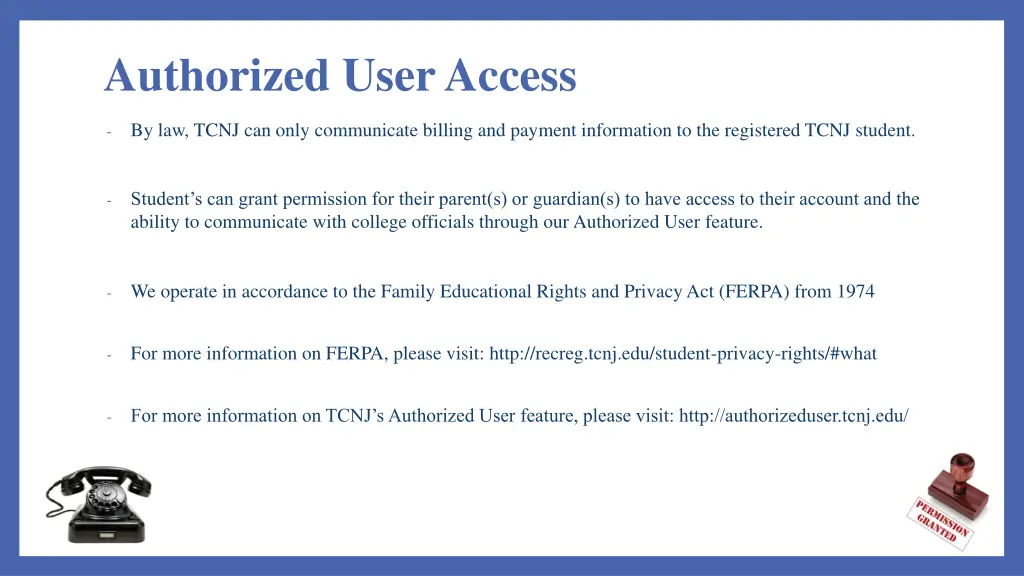 authorized user access