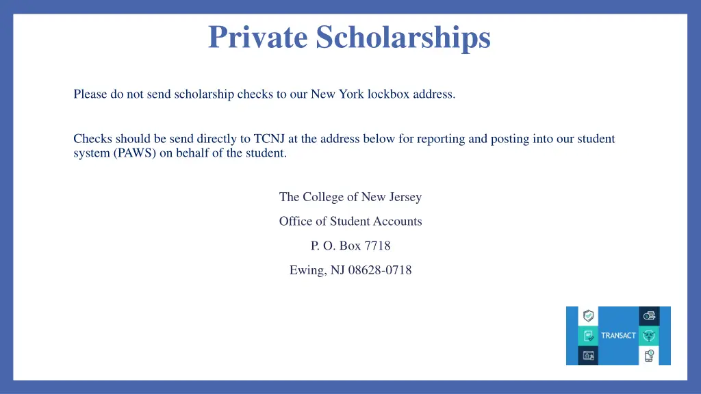 private scholarships