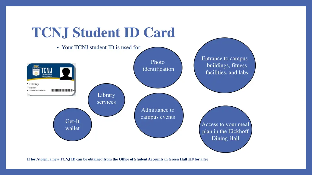 tcnj student id card