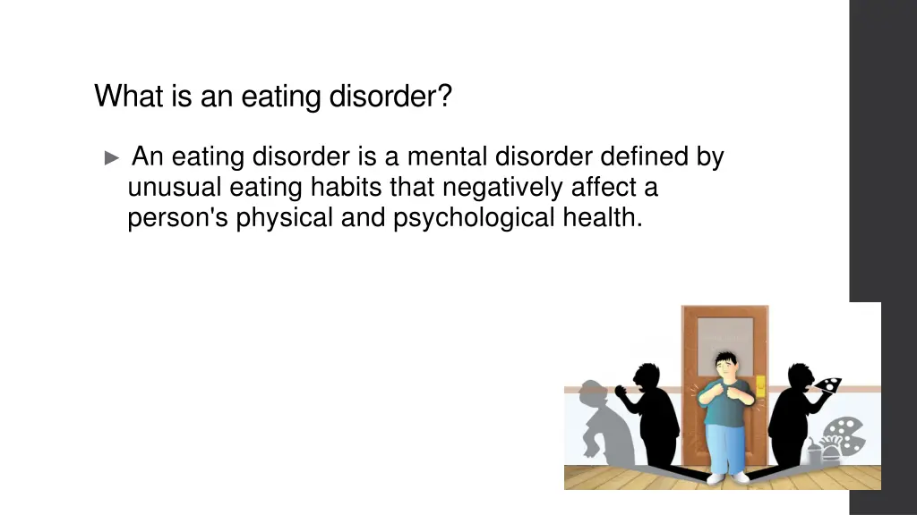 what is an eating disorder