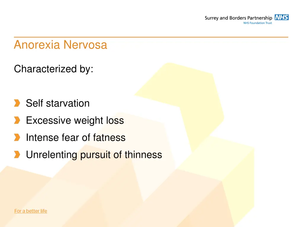 anorexia nervosa