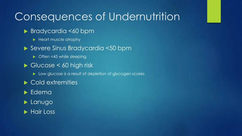 consequences of undernutrition 1