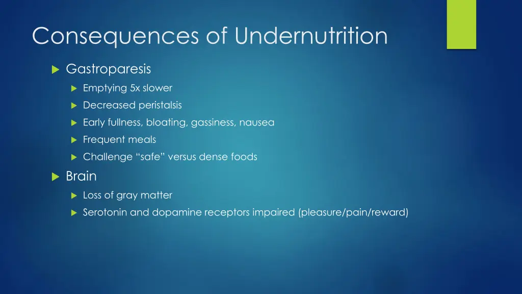 consequences of undernutrition 3