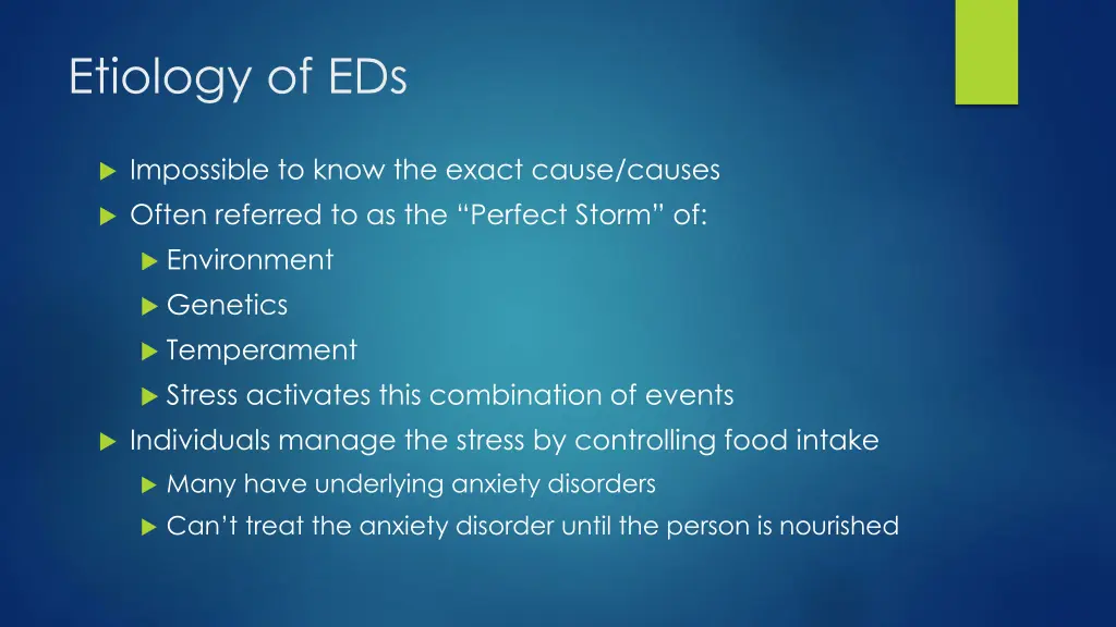 etiology of eds