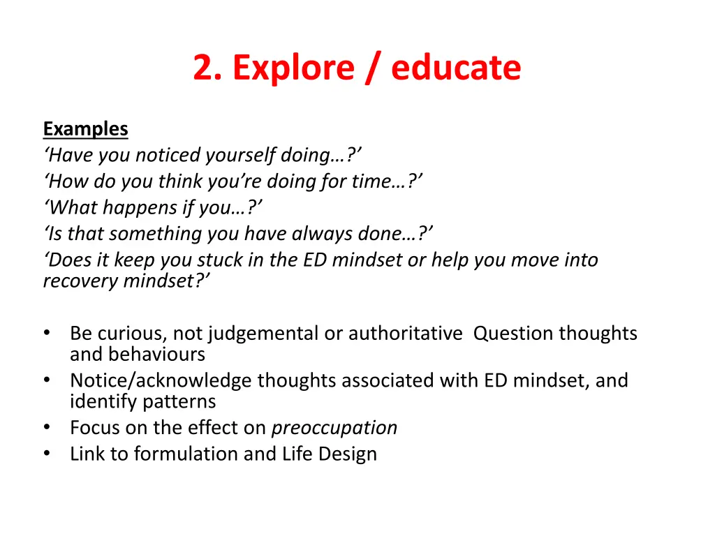 2 explore educate