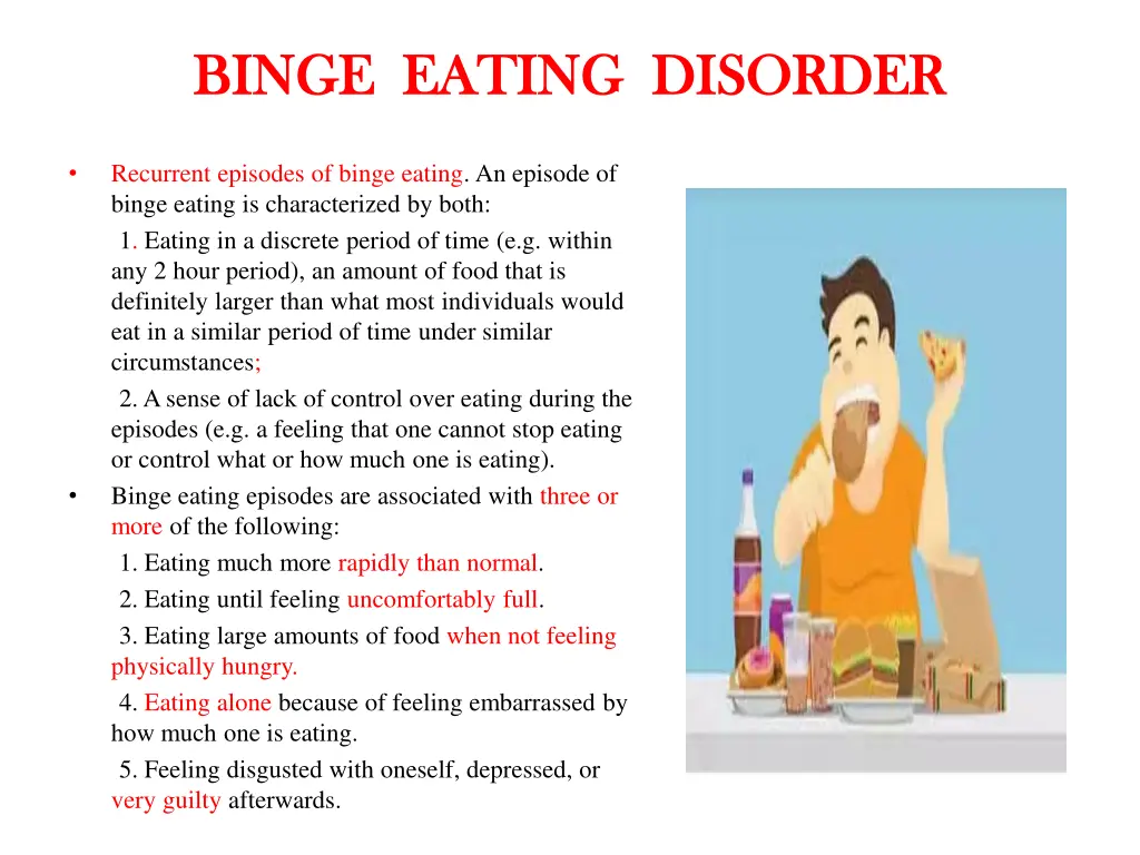 binge eating disorder binge eating disorder