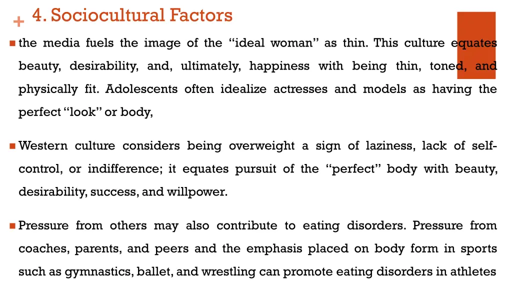 4 sociocultural factors the media fuels the image