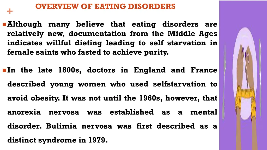 overview of eating disorders