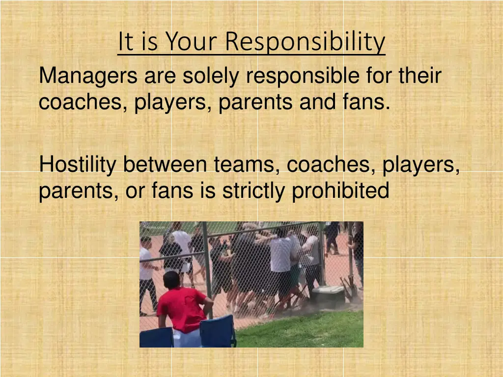 it is your responsibility managers are solely