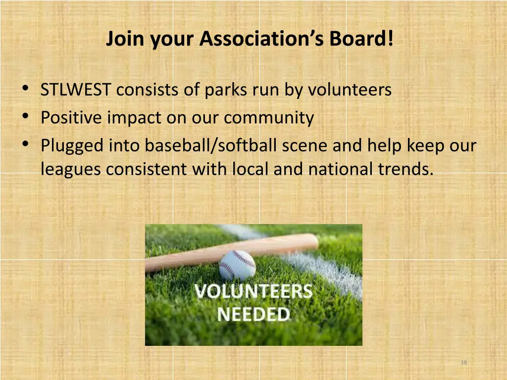 join your association s board