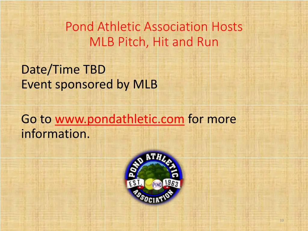 pond athletic association hosts mlb pitch