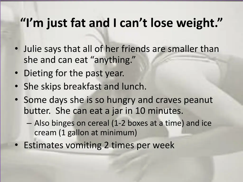 i m just fat and i can t lose weight