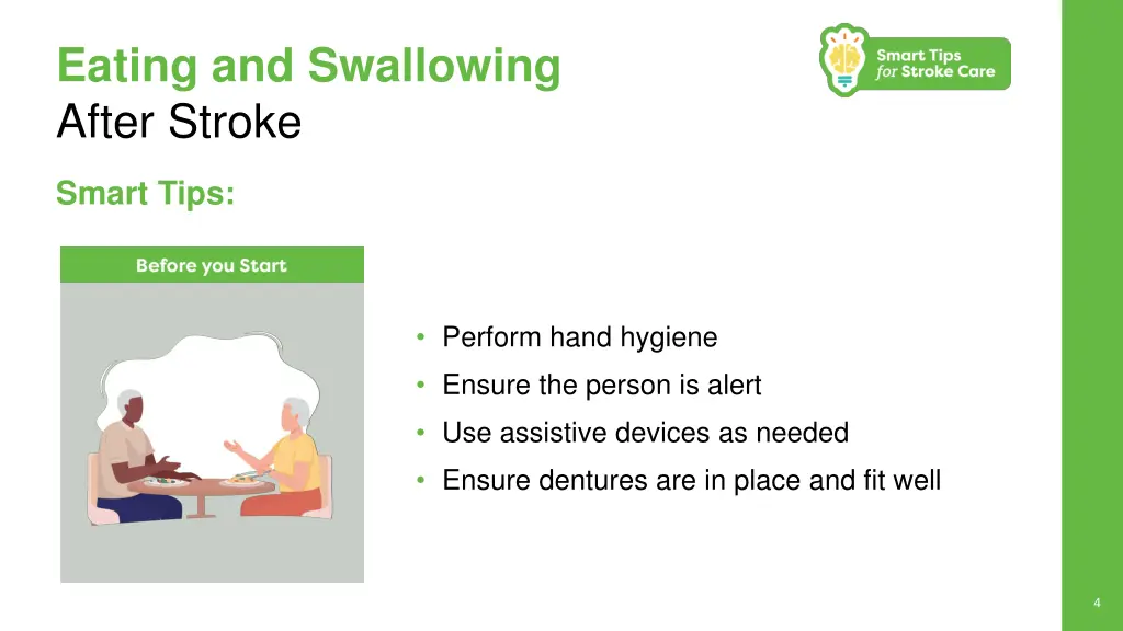 eating and swallowing after stroke 2