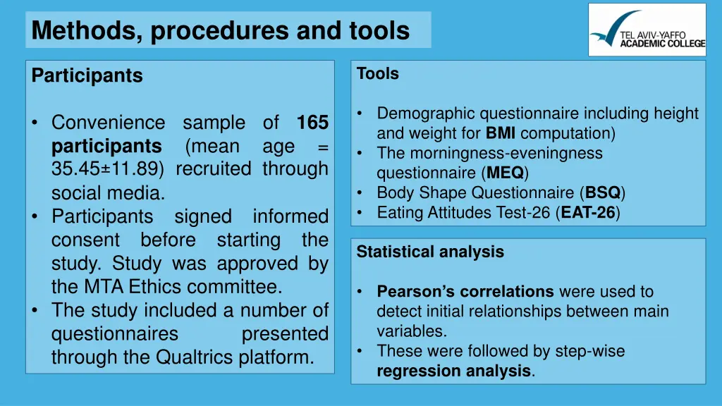 methods procedures and tools