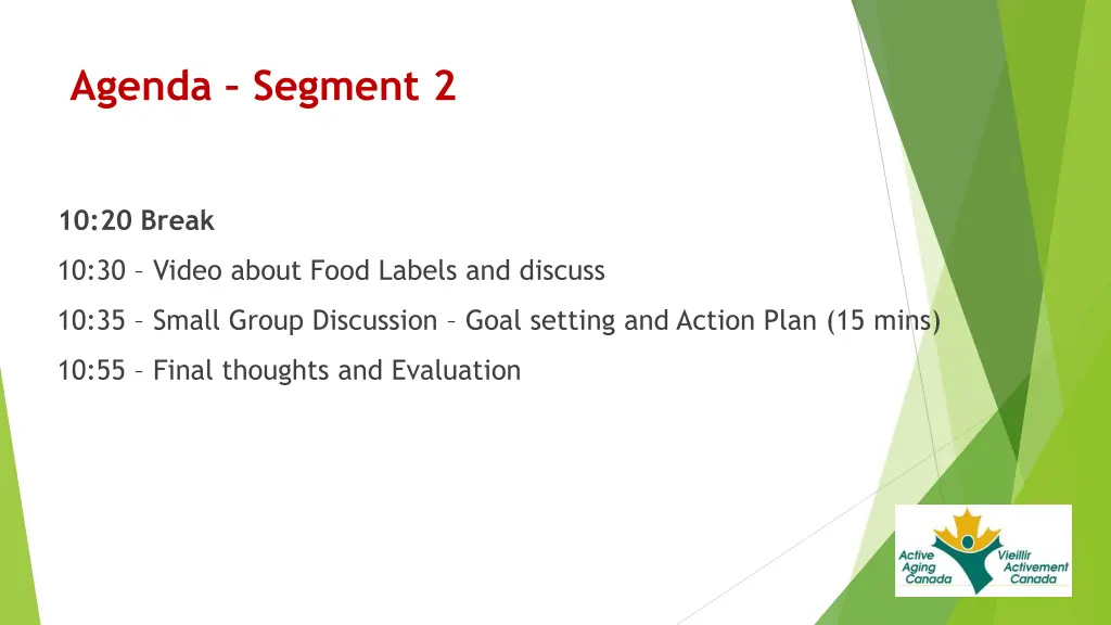 agenda segment 2