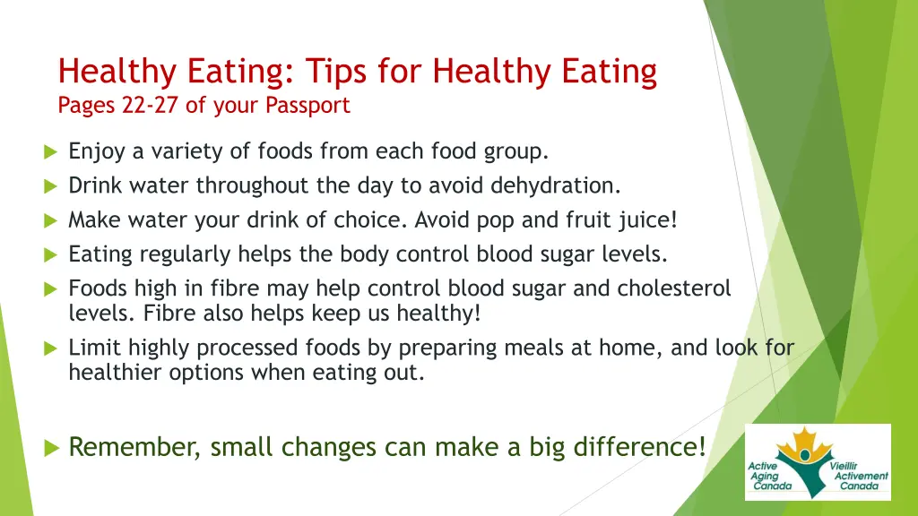 healthy eating tips for healthy eating pages