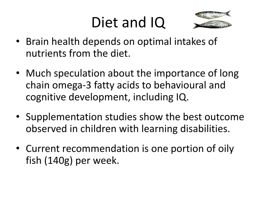 diet and iq