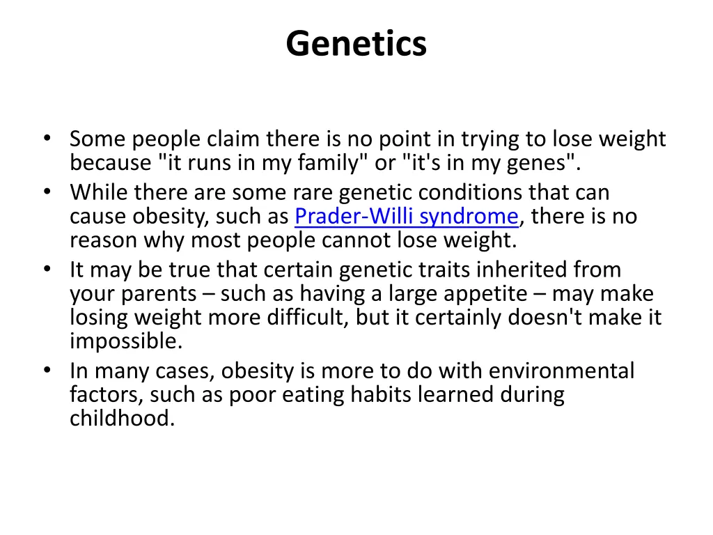 genetics