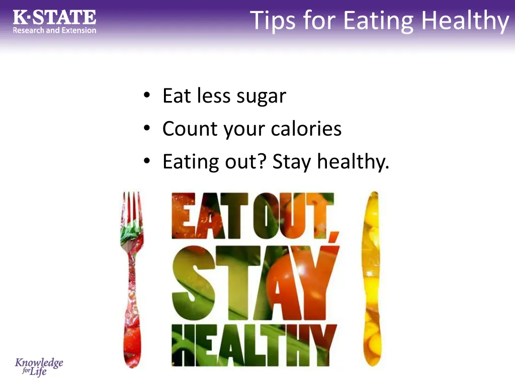 tips for eating healthy 2