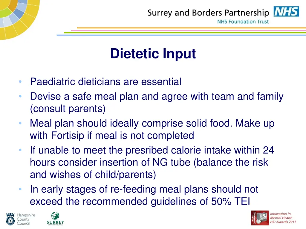 dietetic input