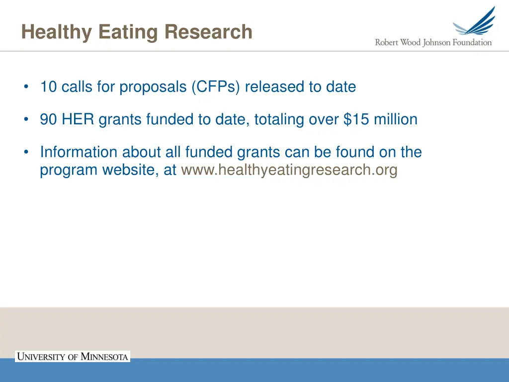 healthy eating research 1