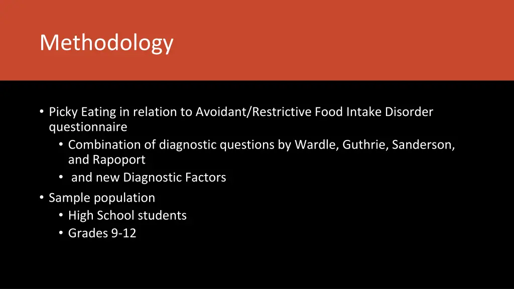 methodology