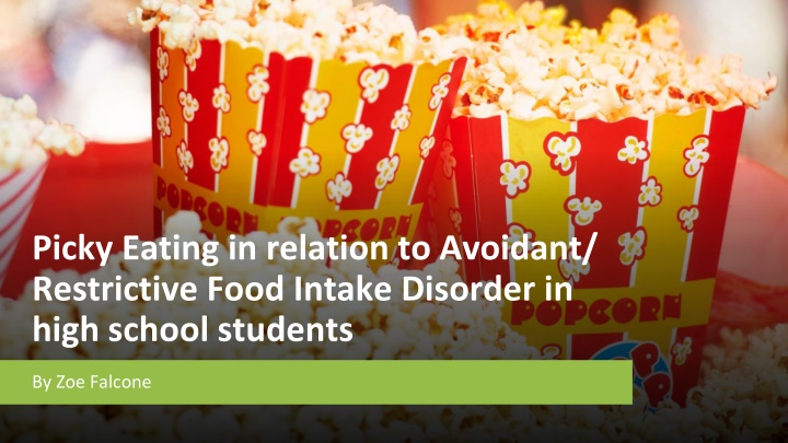 picky eating in relation to avoidant restrictive