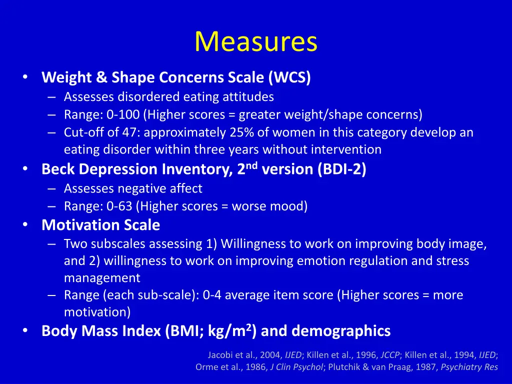 measures