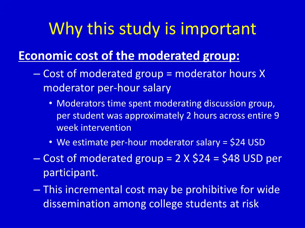 why this study is important