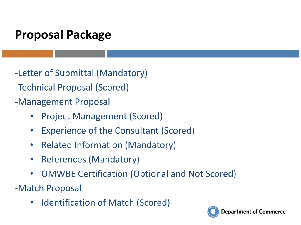 proposal package