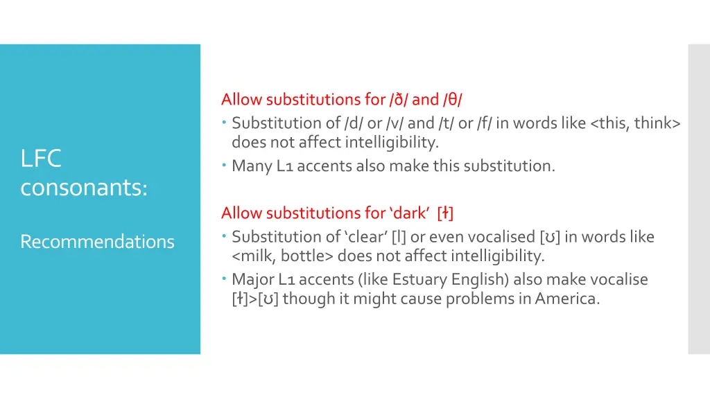 allow substitutions for and substitution