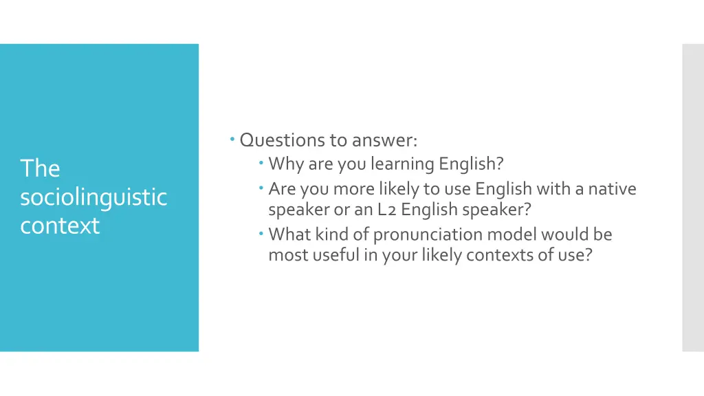 questions to answer why are you learning english