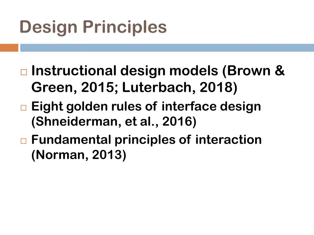 design principles