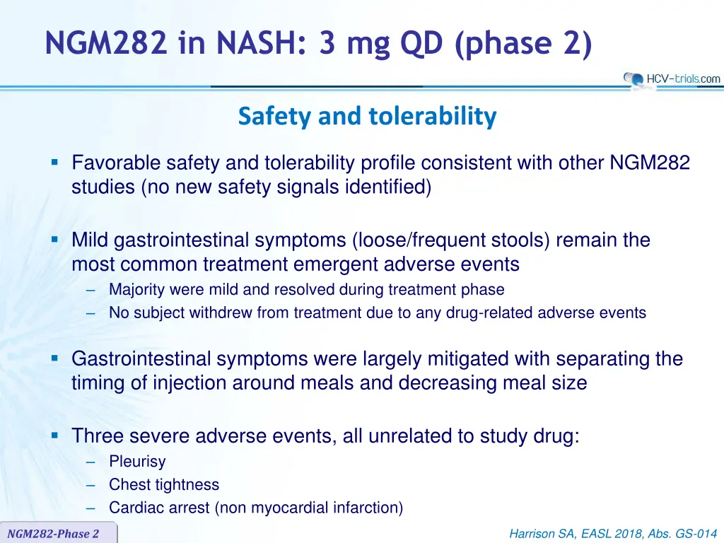 ngm282 in nash 3 mg qd phase 2 9