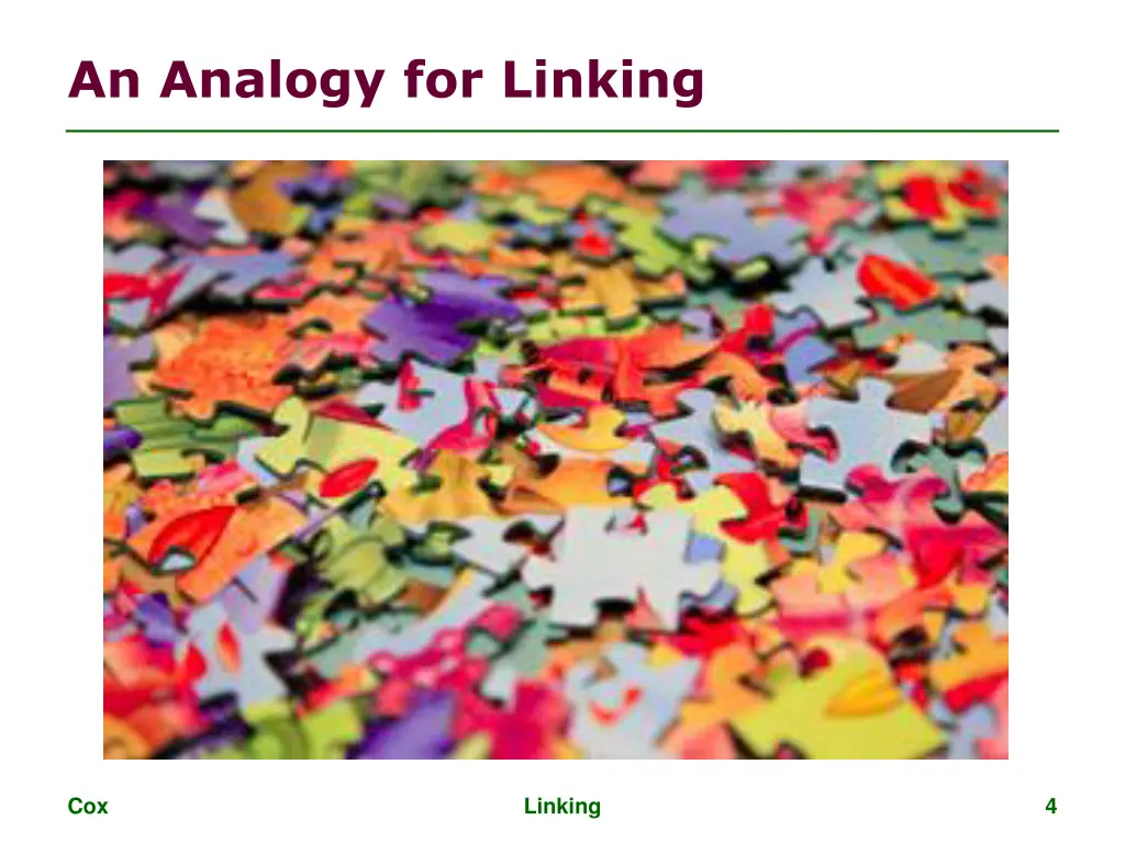 an analogy for linking