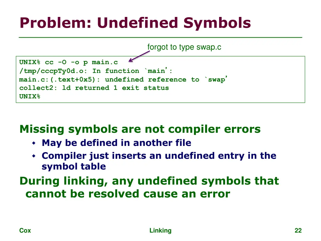 problem undefined symbols