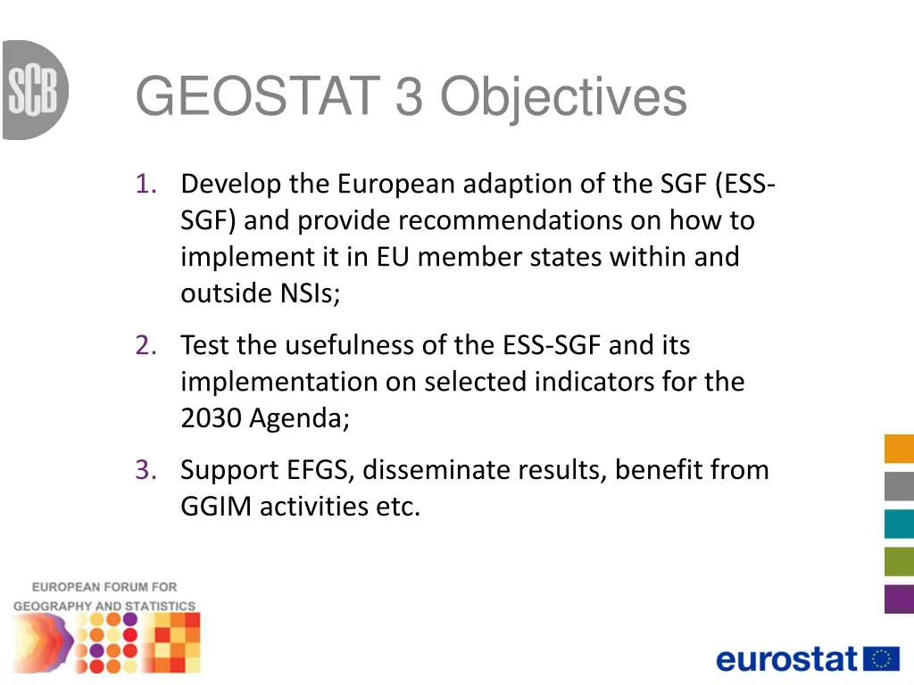 geostat 3 objectives