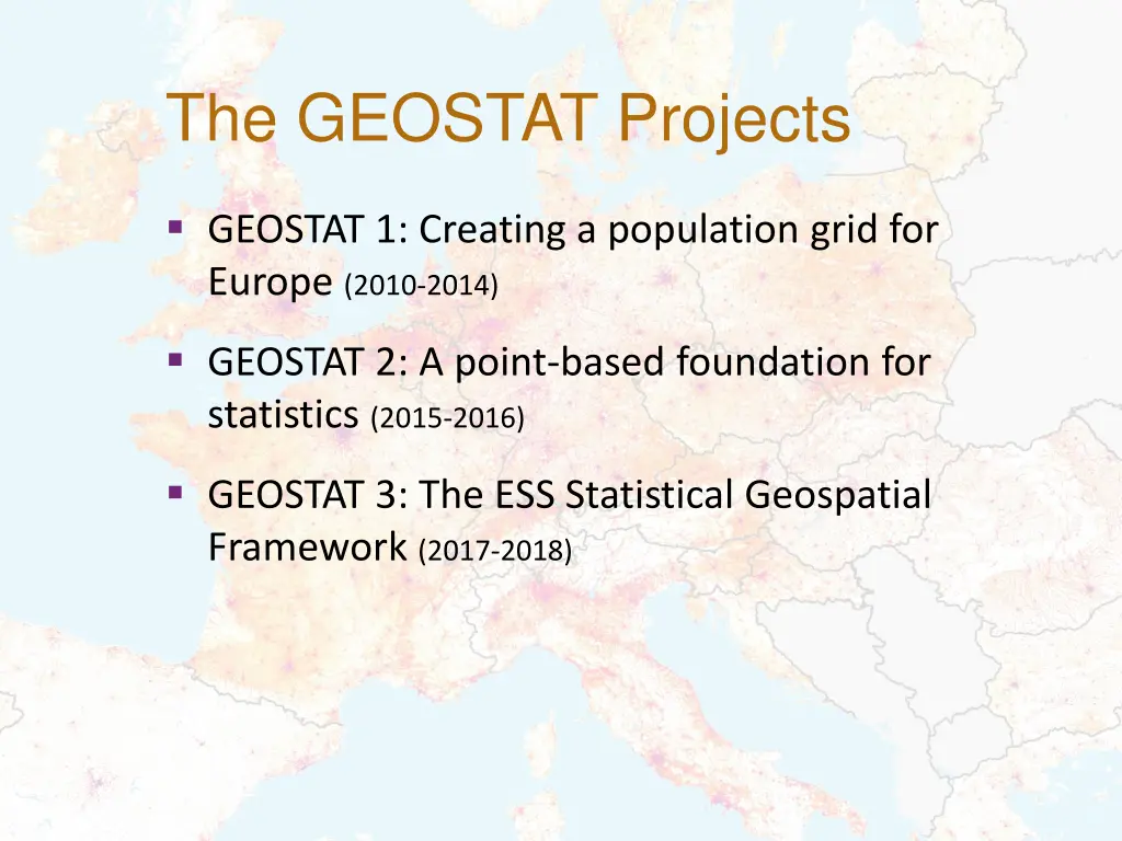 the geostat projects