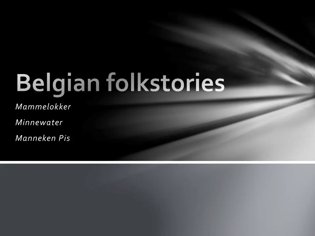 belgian folkstories