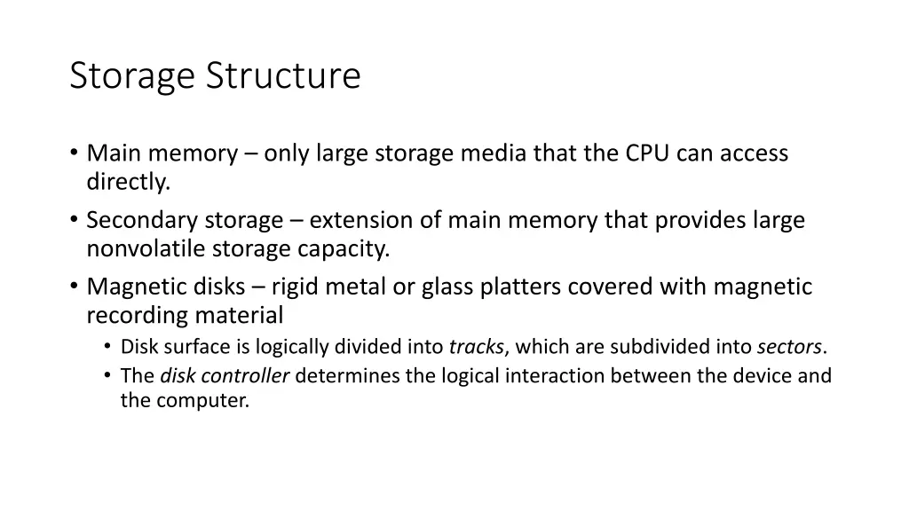 storage structure