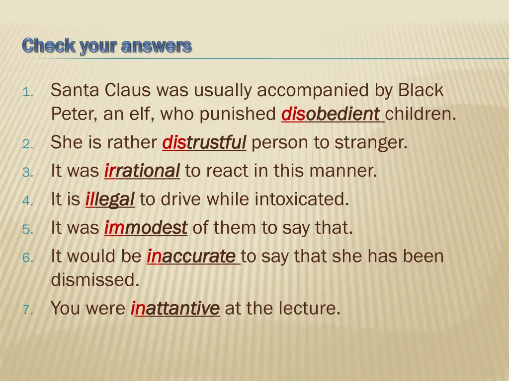 1 santa claus was usually accompanied by black 1