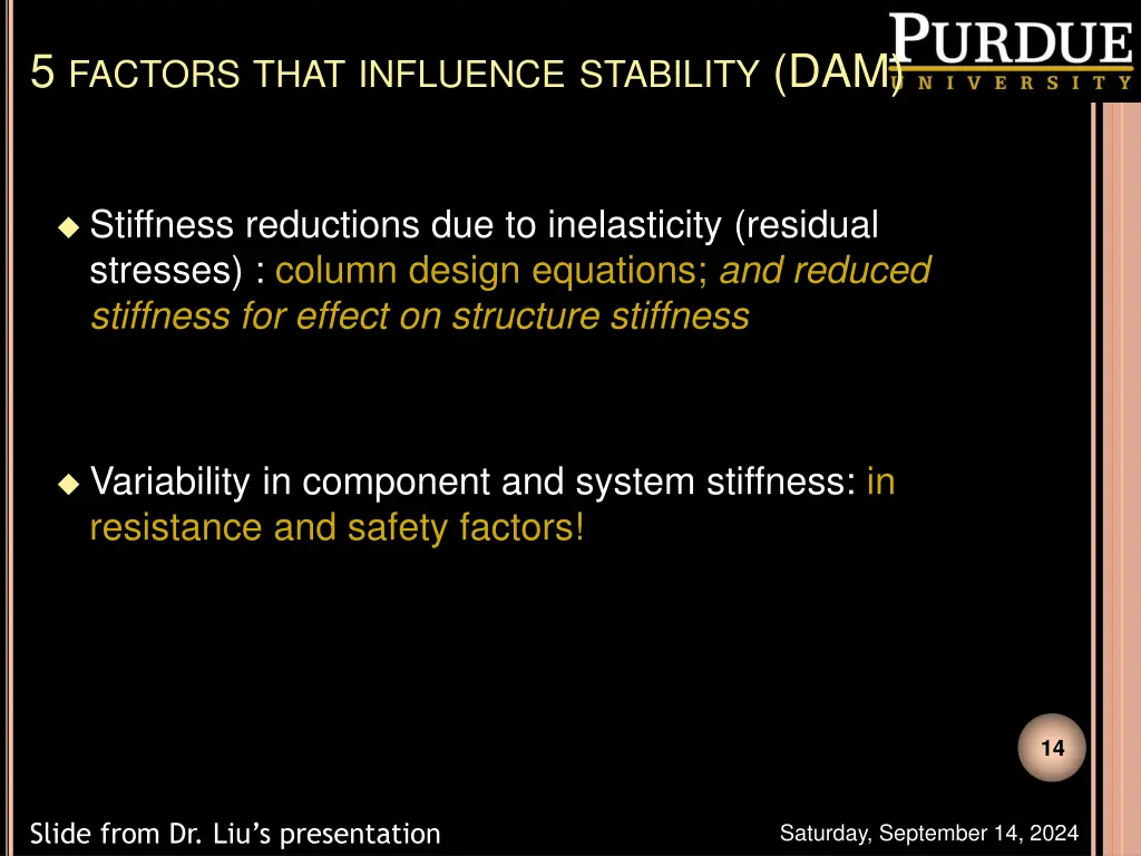 5 factors that influence stability dam 1