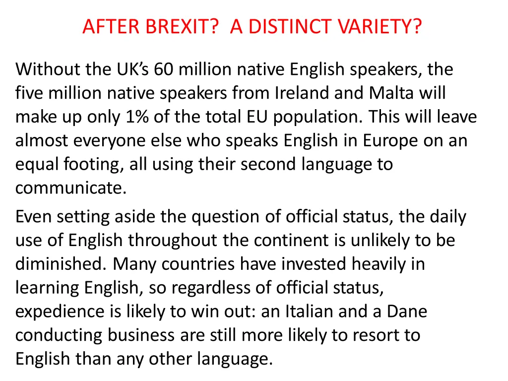 after brexit a distinct variety 1