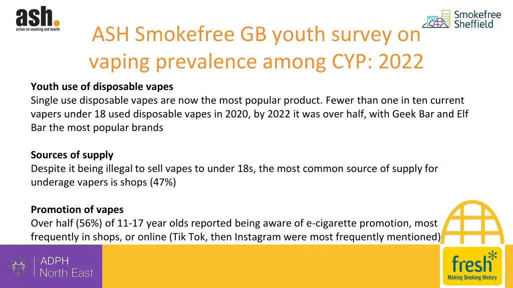 ash smokefree gb youth survey on vaping 1