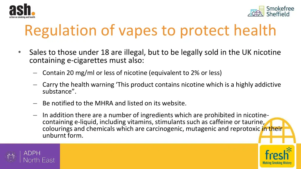 regulation of vapes to protect health 1