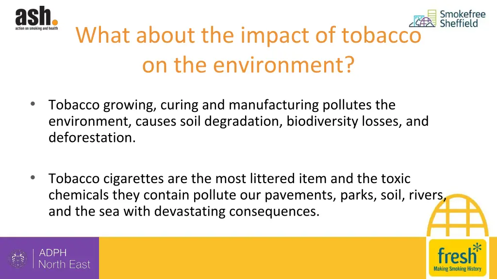 what about the impact of tobacco