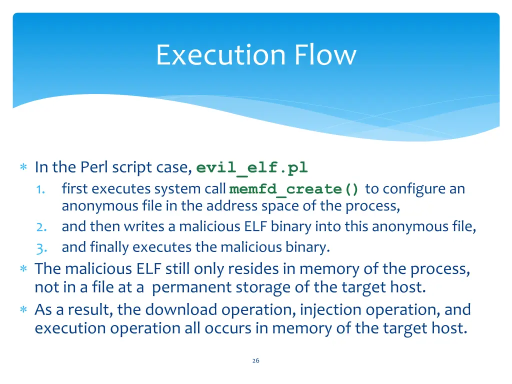 execution flow