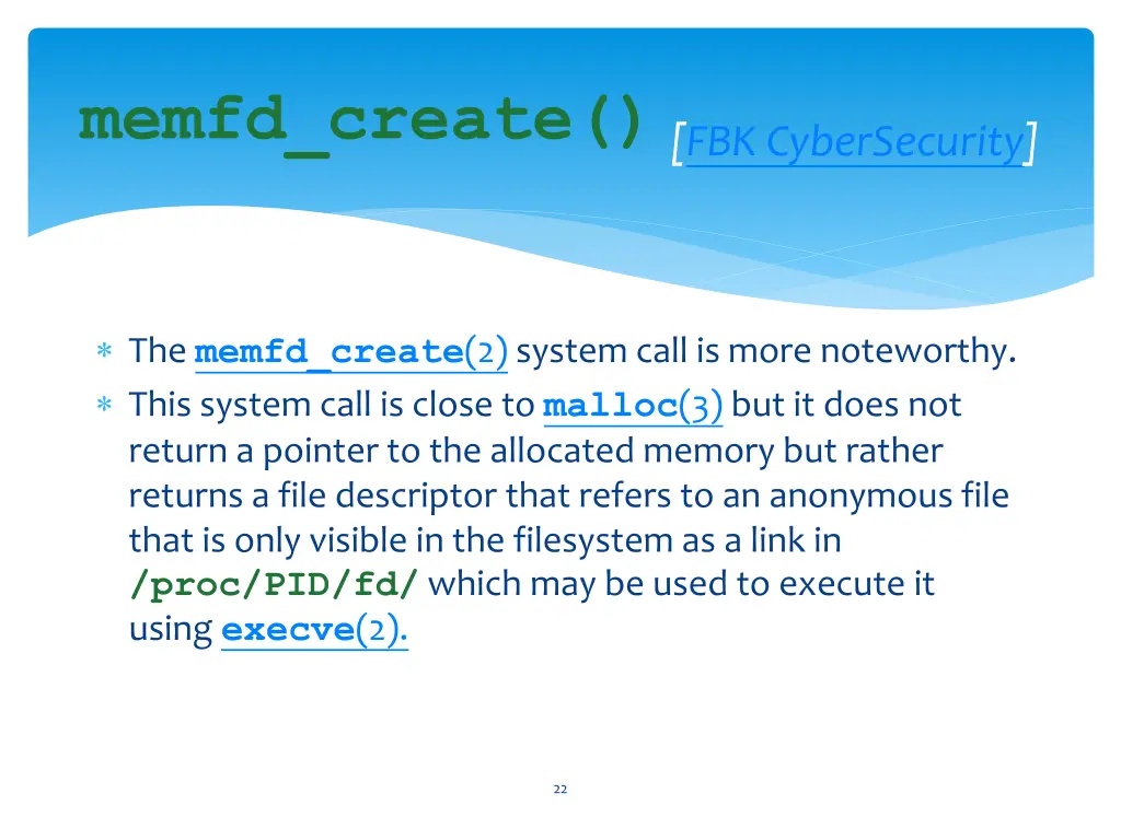 memfd create fbk cybersecurity