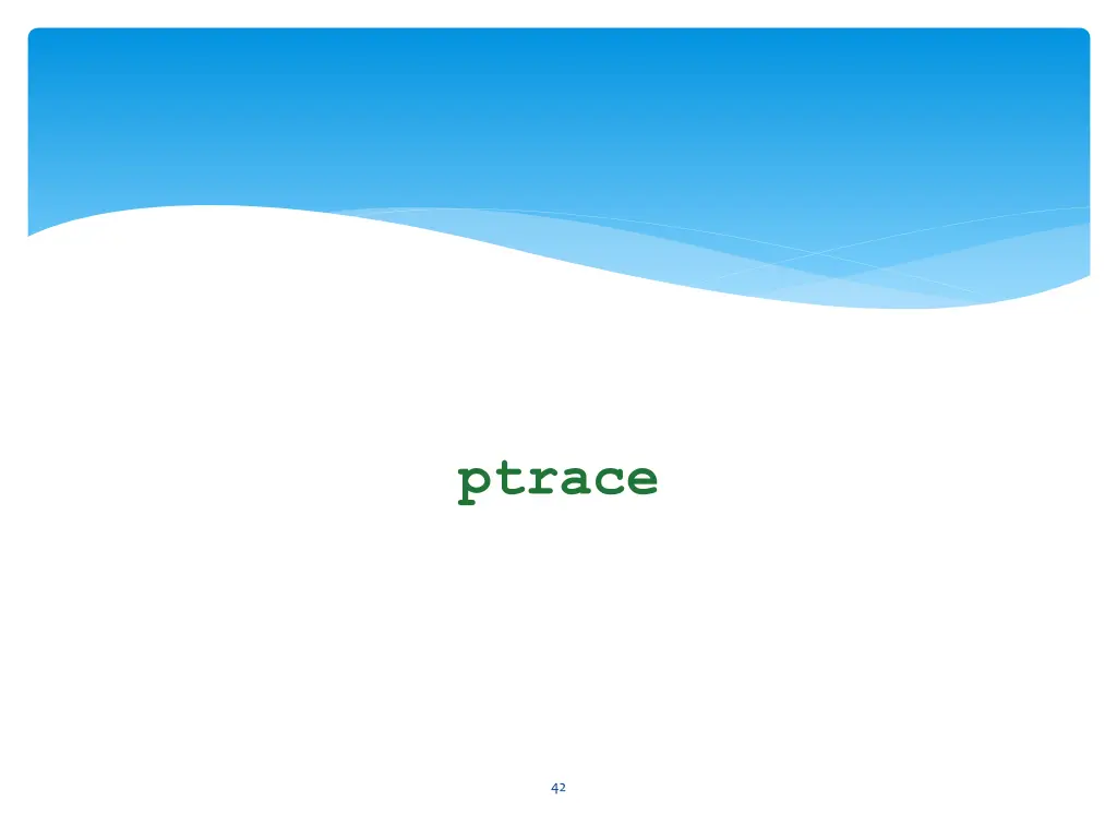 ptrace